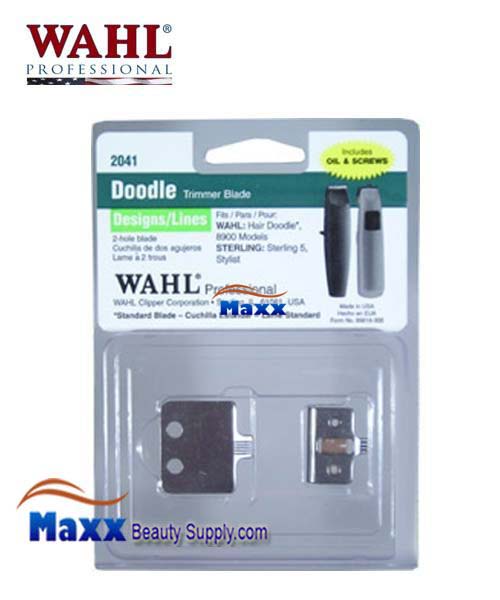 Wahl 2041 Hair Doodle Blade Set for Tattoo Trimmer